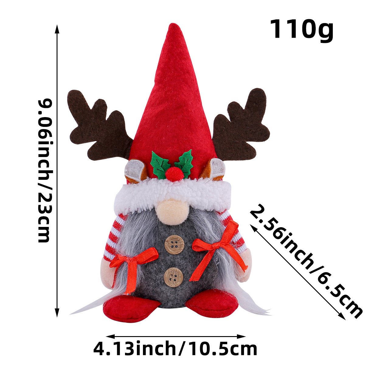 Red deer Gnome (9 inches)