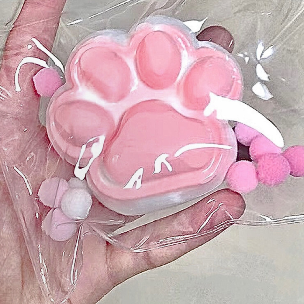 Smooth Cat Paw Squishy - Pink