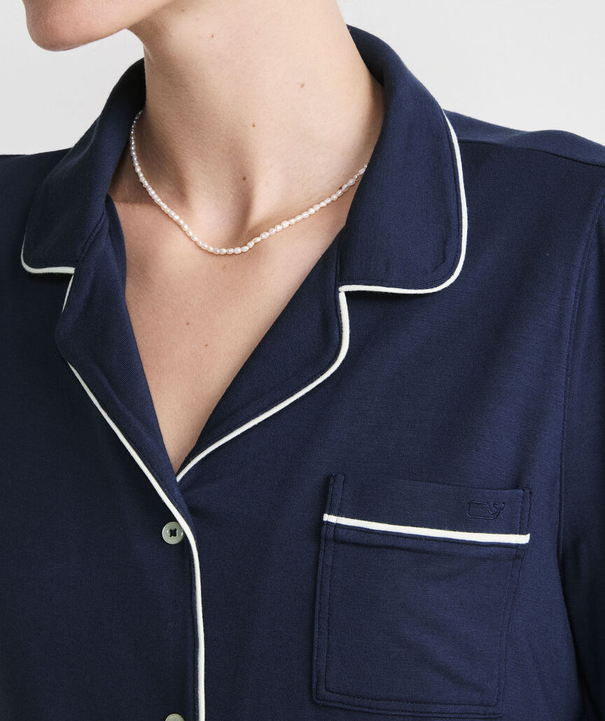 Nautical Navy Dream Pajama Set