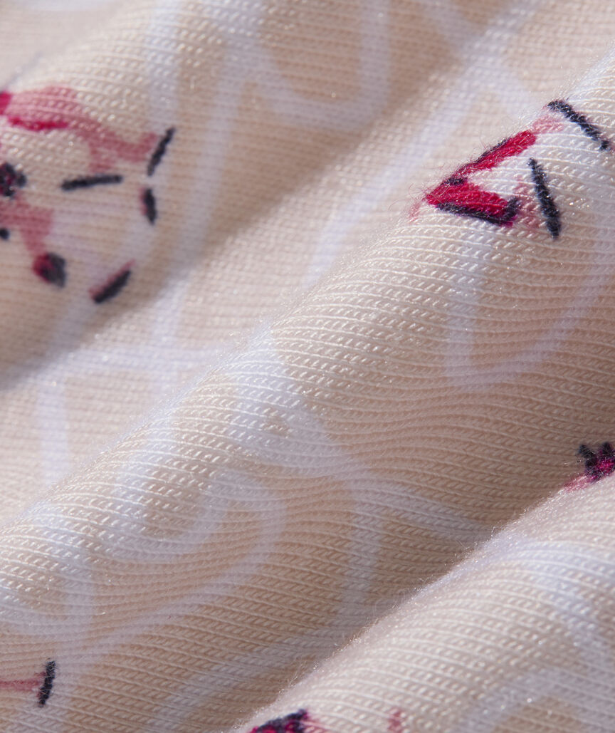 Becky Classic Stripe Pajama Set (Cream/White)