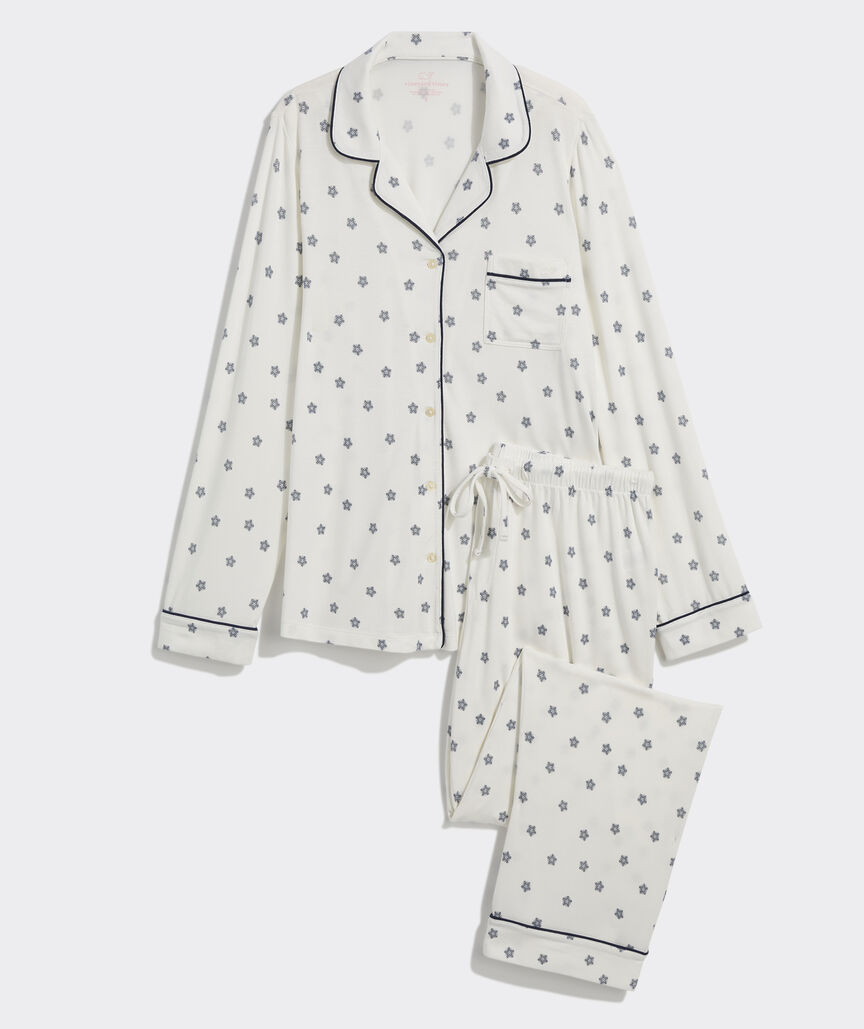 Snowflake Marsh Winter Pajama Set