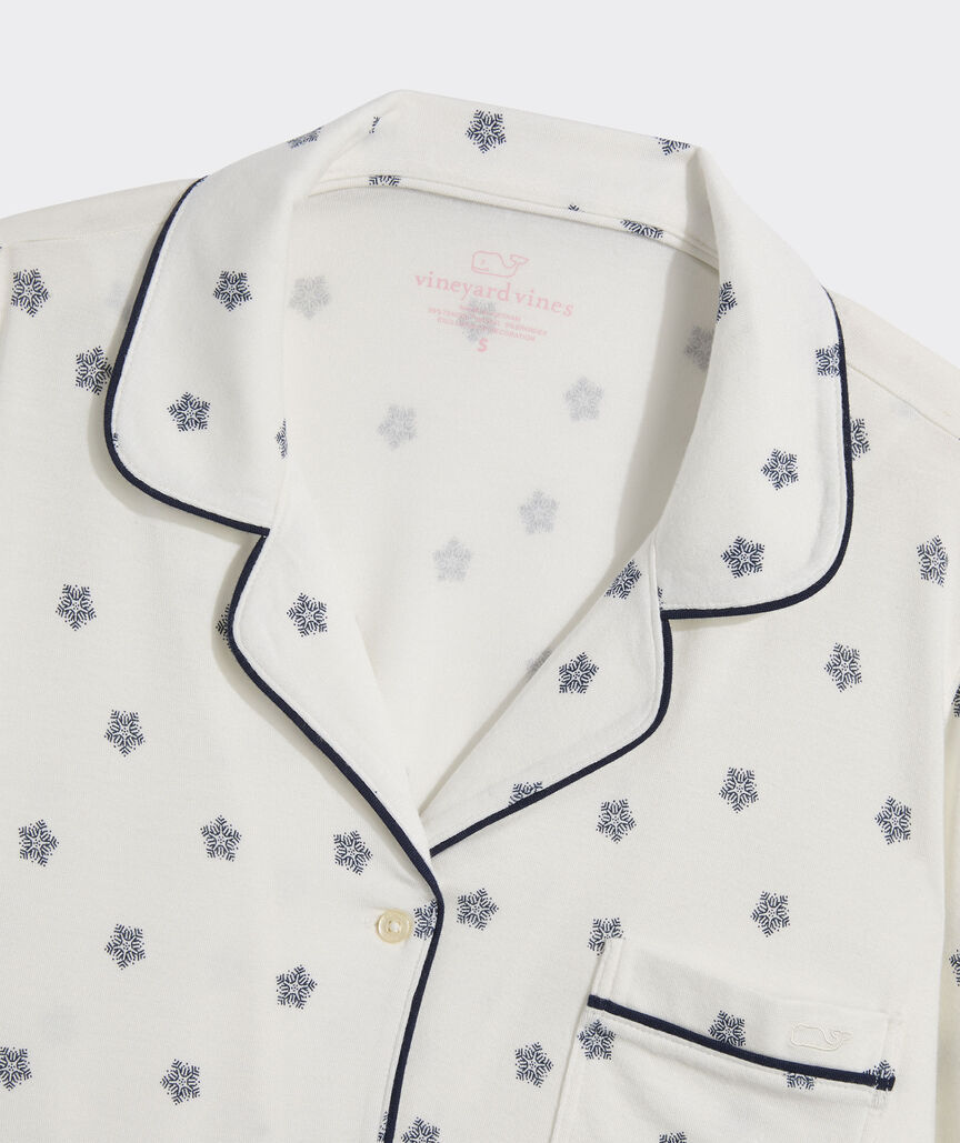 Snowflake Marsh Winter Pajama Set