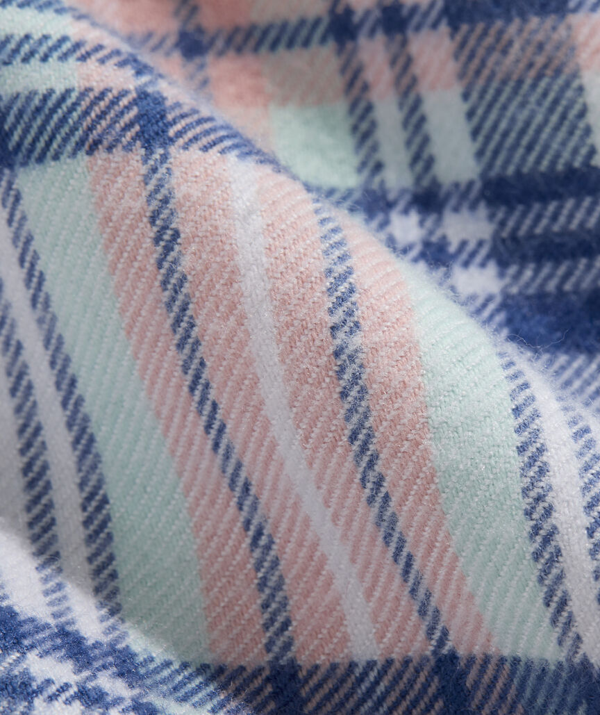 Peaches & Cream Classic Flannel Pajama Set