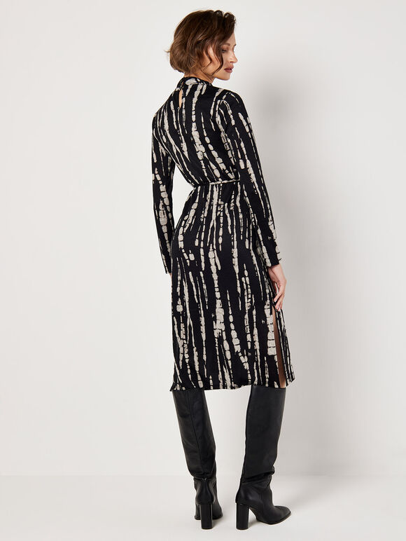  Tie Dye Soft Knit Midi Dress