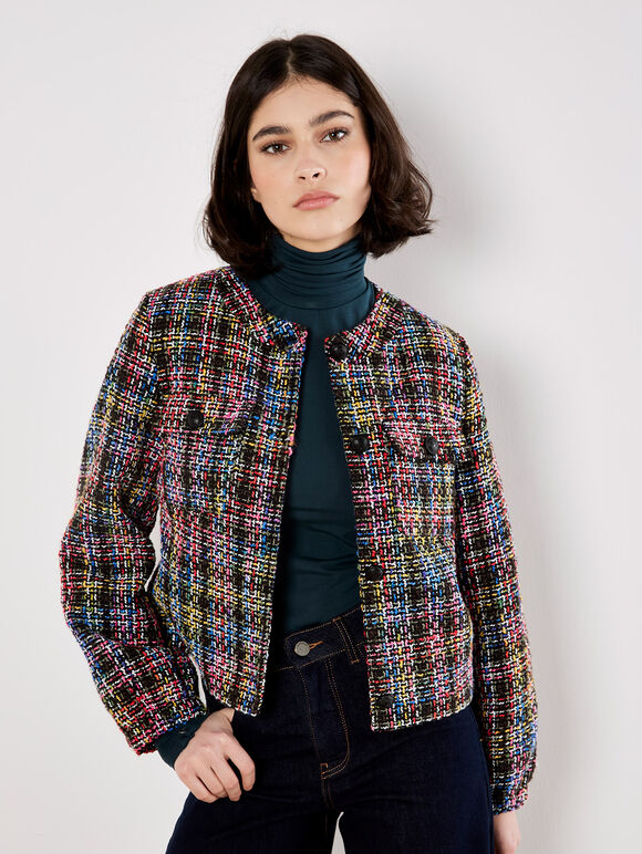 Multicoloured Tweed Jacket