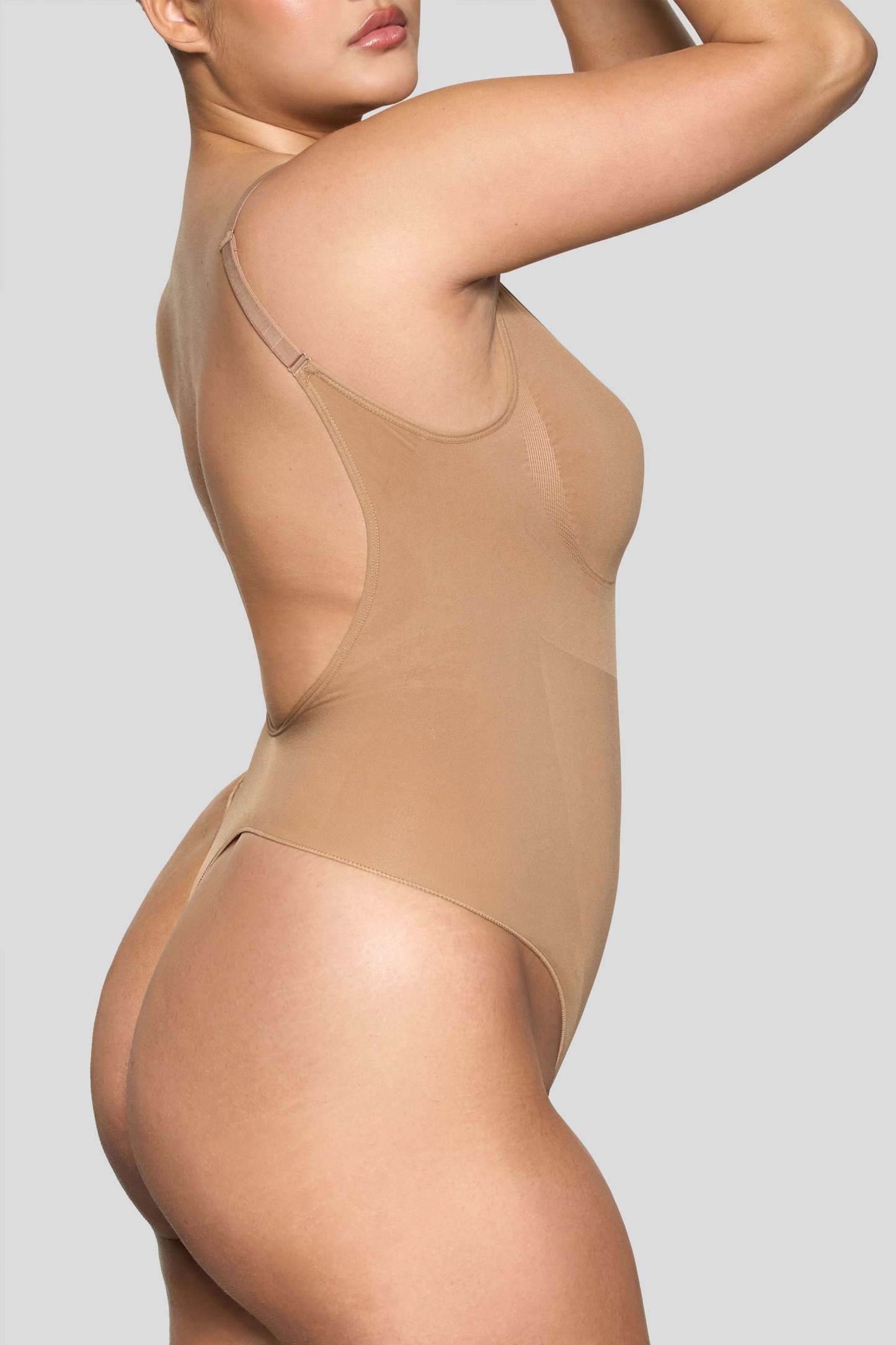 Caramel Bodysuit Thong Shapewear
