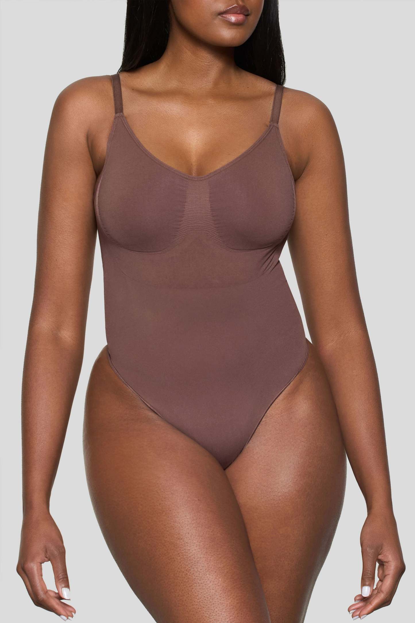 Cocoa Bodysuit Thong Shapewear
