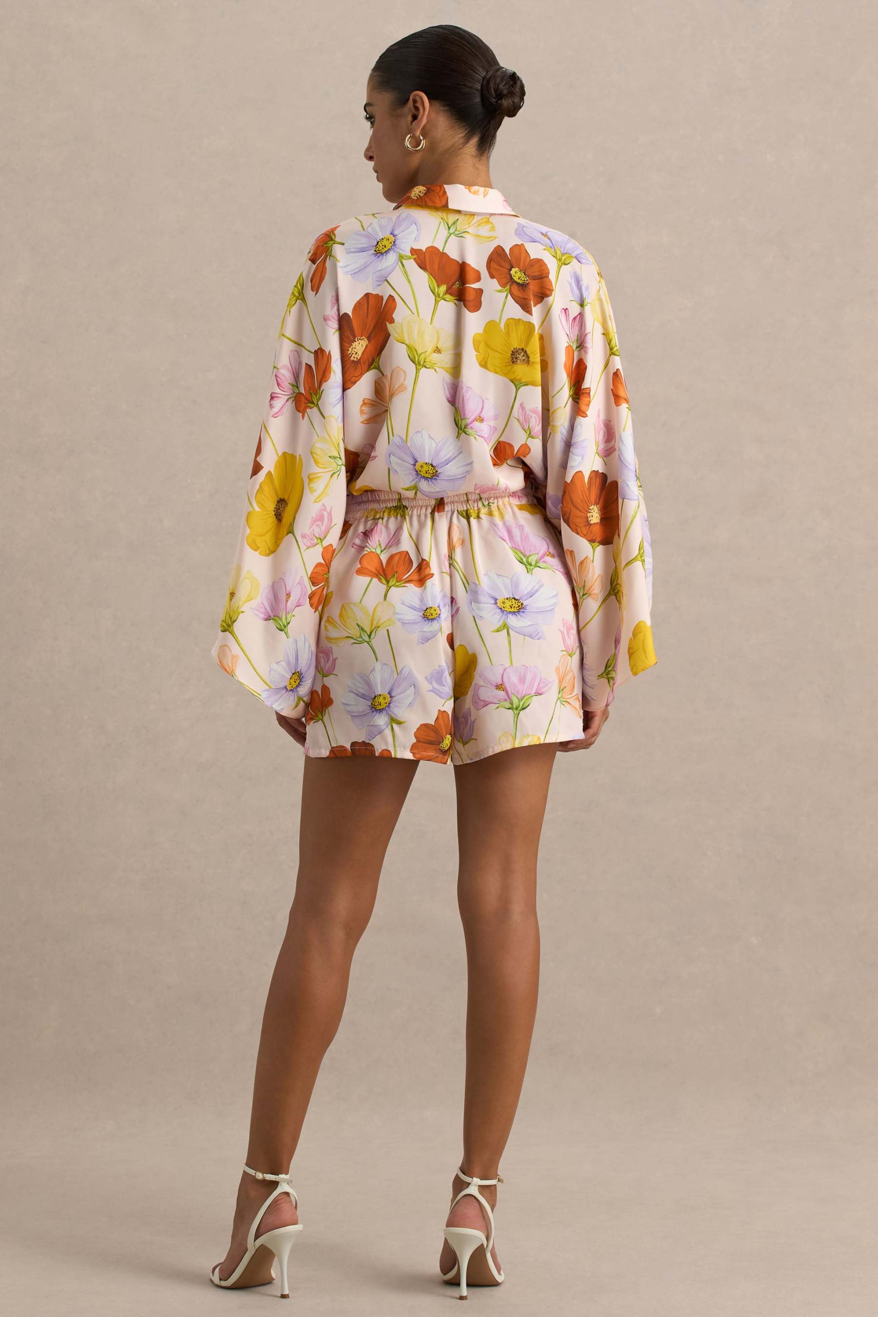 Sovran | Bright Floral Print Shorts