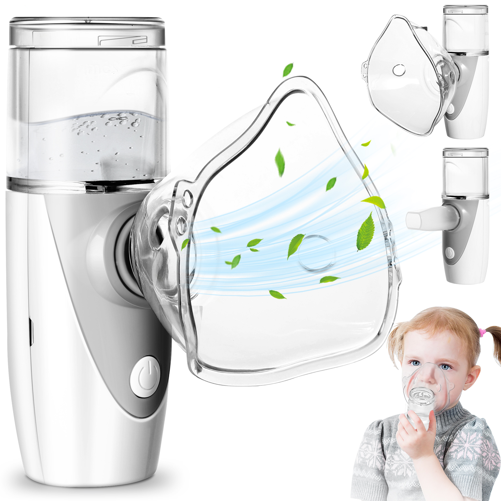 Mesh Nebulizer Medical Pediatric and Adult Portable Rechargeable Nebulizer