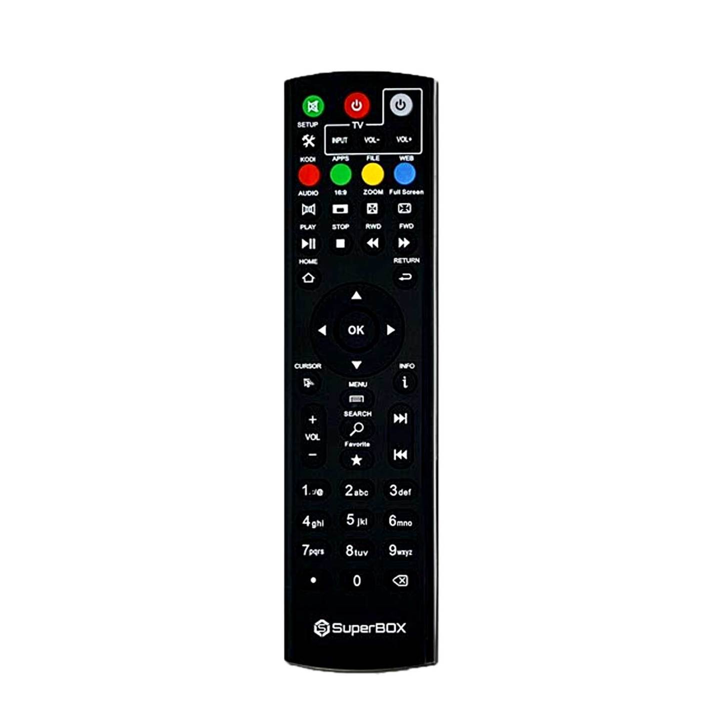 SuperBox Universal Infrared Remote (Without Voice)