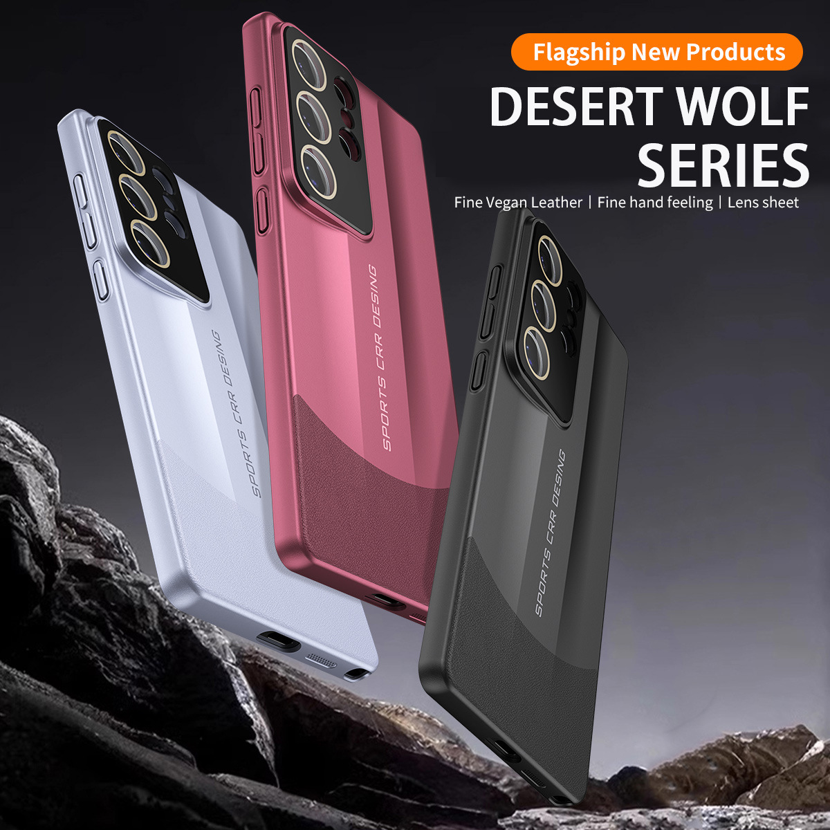 Luksuslik Samsung S25/S24/S23 matt kõva kestaga kukkumisvastane kaitseümbris