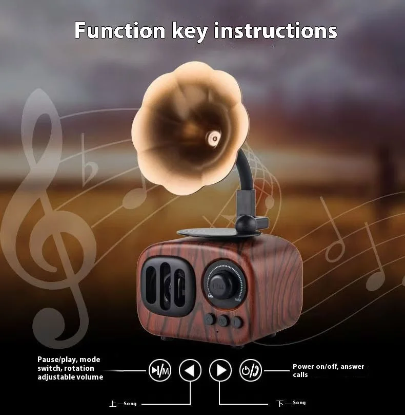 Ραδιόφωνο Bluetooth Vintage Bloom