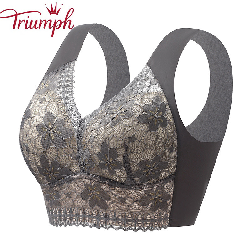 🔥【Купете 2, вземете 1 безплатно】❤️Удобен и секси дантелен сутиен【40-110 кг】