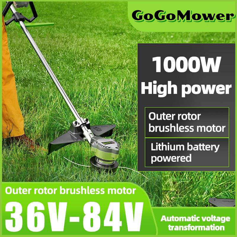 GoGoMower  GG-6202 40V high Power  Lithium Lawn Mower Cordless String Trimmer Portable