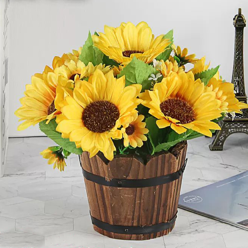 N.F Artificial Flowers, Sunflowers, 6 Large and 6Small