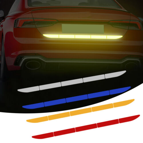Auto Car Reflective Warn Strip Tape Car Bumper Safety Stickers Decal Accessories