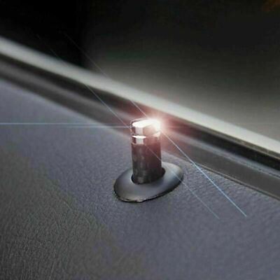 4Pcs Auto Carbon Fiber Interior Door Lock Knob Pins Handles For Car Truck SUV...