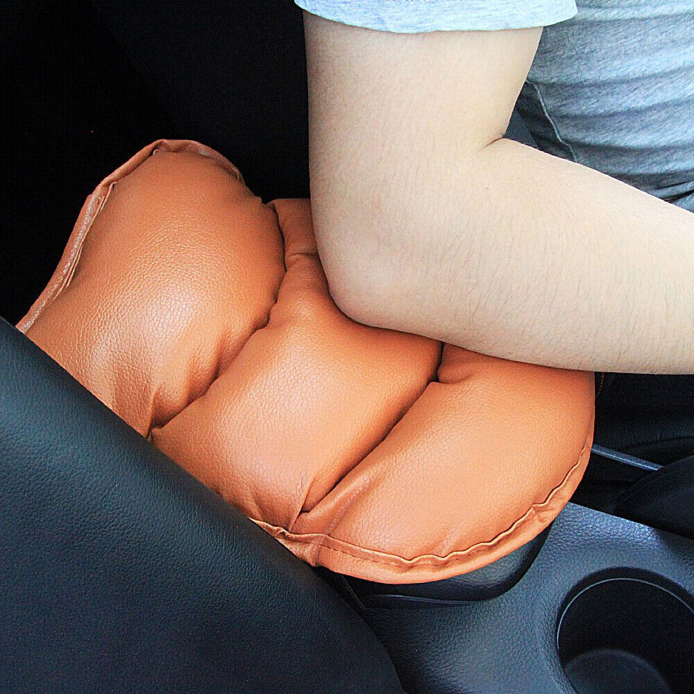 Car armrest cushion console box PU leather seat cushion cover cushion universal 
