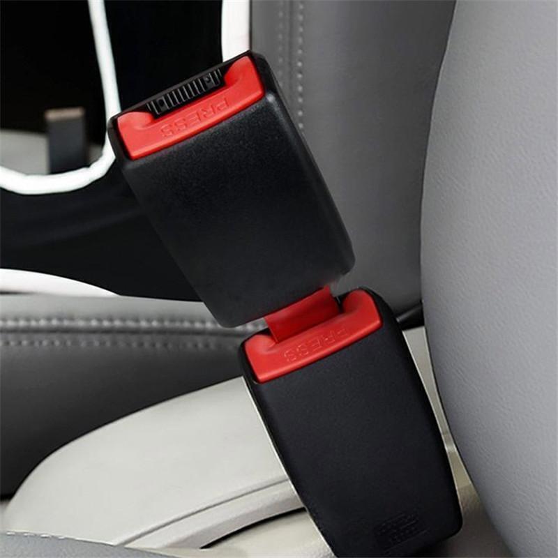 2xCar Seat Belt Clip Extender Seat Belt Lock Buckle Plug Thick Insert Socke