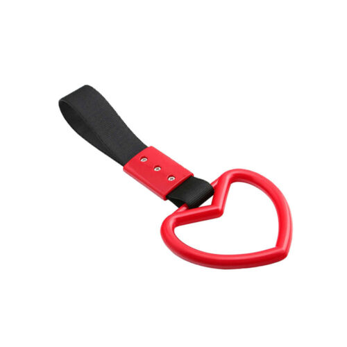 Red Heart Ring Handle Hand Strap Car Styling Universal For SUV Auto Accessories