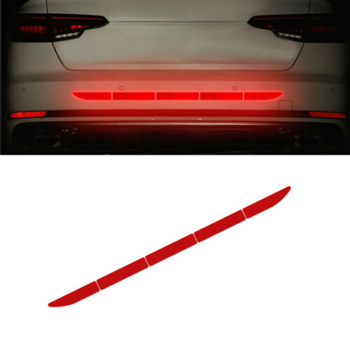 Auto Car Reflective Warn Strip Tape Car Bumper Safety Stickers Decal Accessories