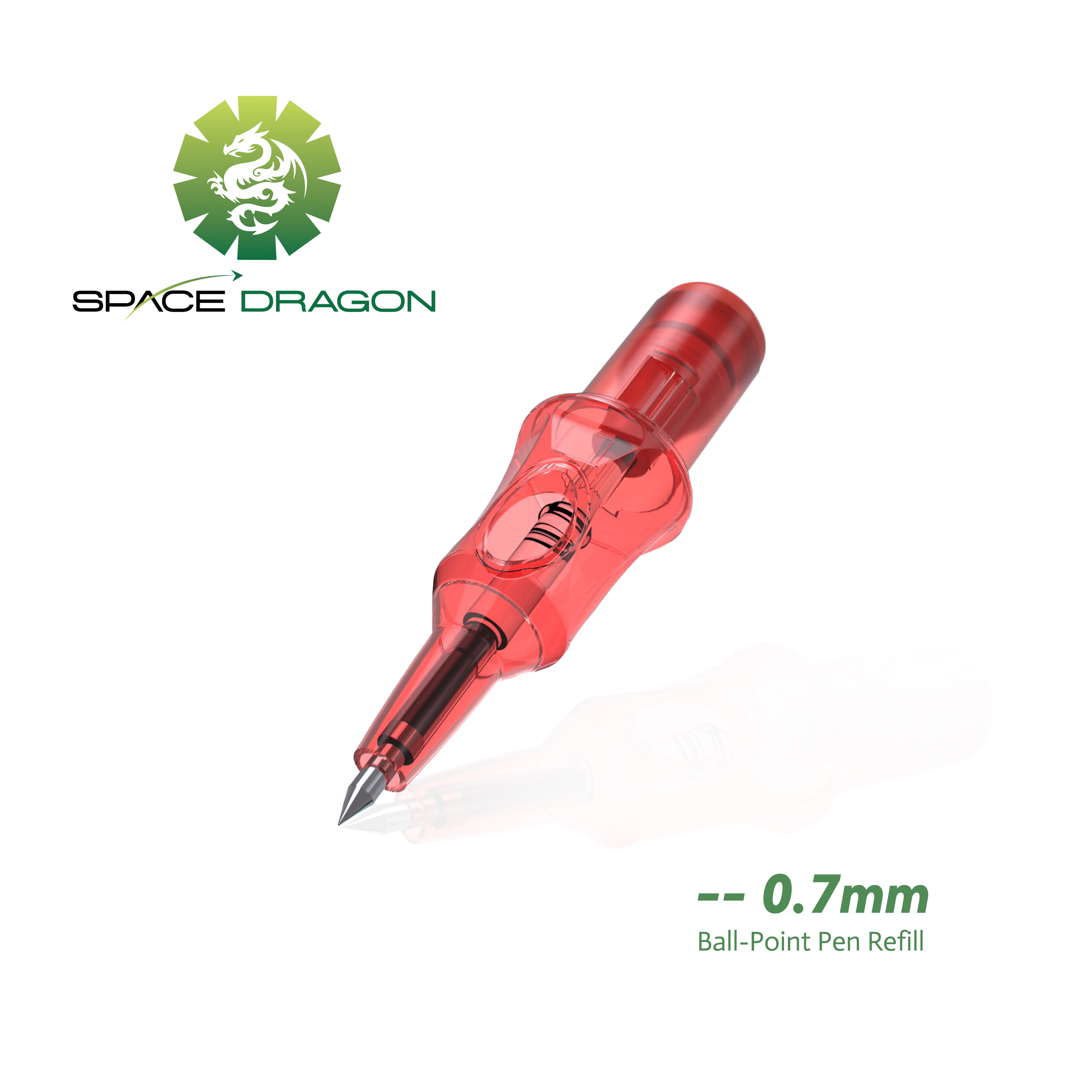 20-Piece 4-Color Mixed Set Spacedragon Tattoo Practice Ballpoint Pens