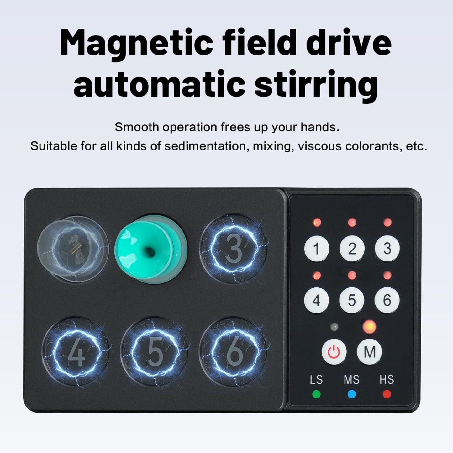 Tattoo Ink Mixer - Adjustable Speed Magnetic Stirring for Pigment, Color Makeup, Lab