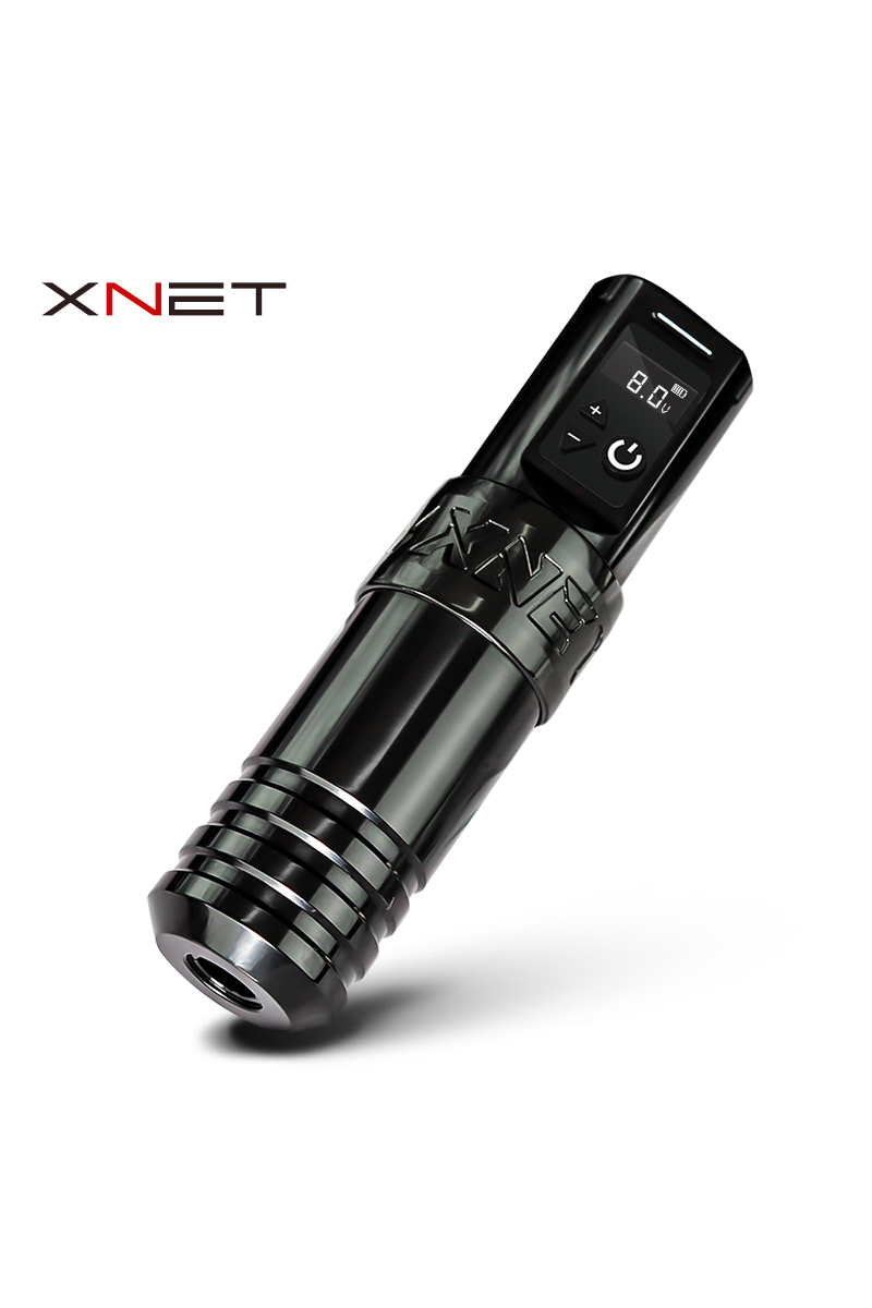 Xnet Torch Rotary Tattoo Machine with Extra Battery 2400mAh Capacity Black