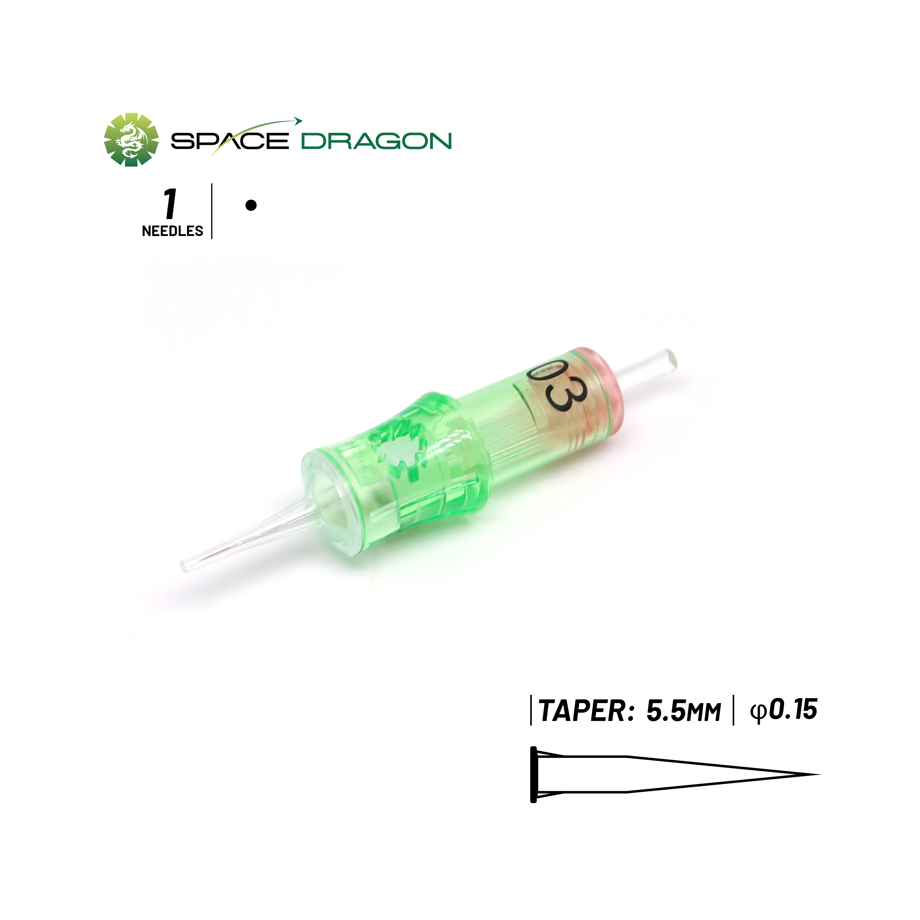Spacedragon SP6-PMU #04 #06#8#10#12 Round Liner Permanent Makeup Needle Cartridge