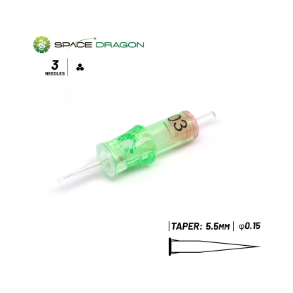 Spacedragon SP6-PMU #04 #06#8#10#12 Round Liner Permanent Makeup Needle Cartridge