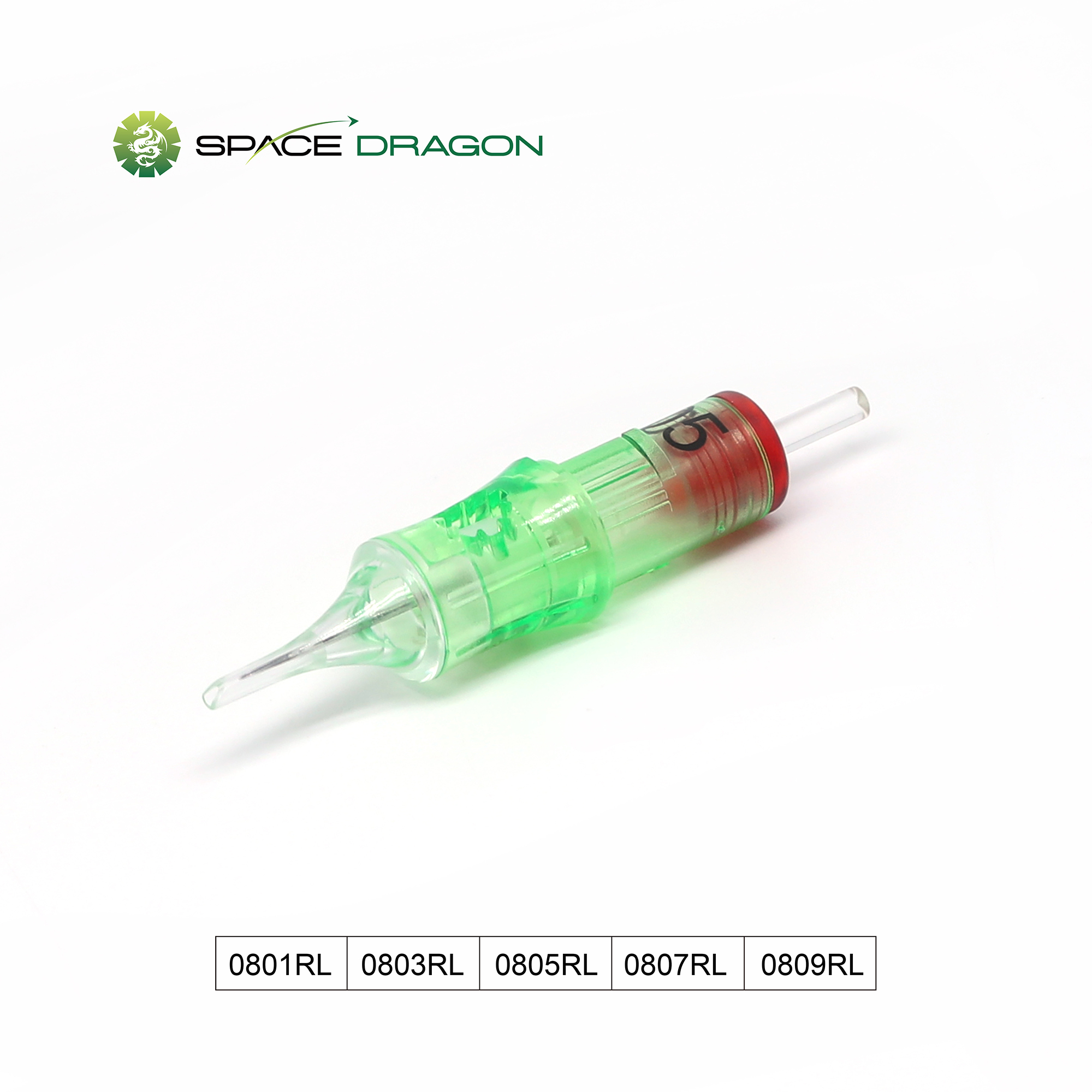 Spacedragon SP6 #08 0.25MM Round Liner Tattoo Needle Cartridges