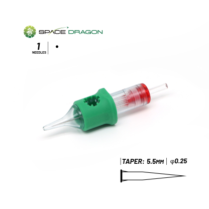 Spacedragon SP4 #08 0.25MM  Round Liner Tattoo Needle Cartridges