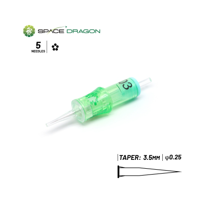 Spacedragon SP6-PMU #8 #10 Round Shader Permanent Makeup Needle Cartridge