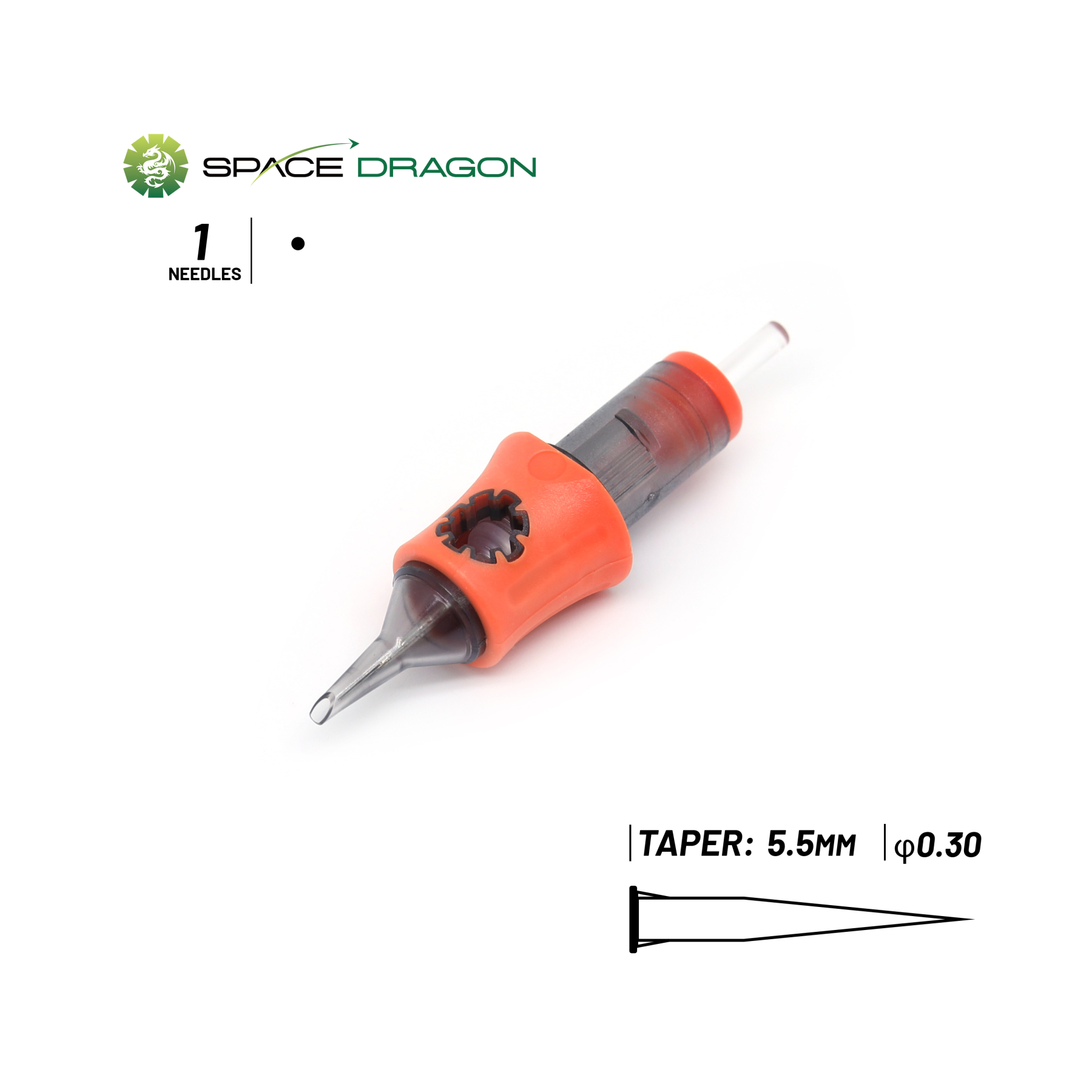 Spacedragon SP5 #10 0.3MM Round Liner Tattoo Cartridge Needle