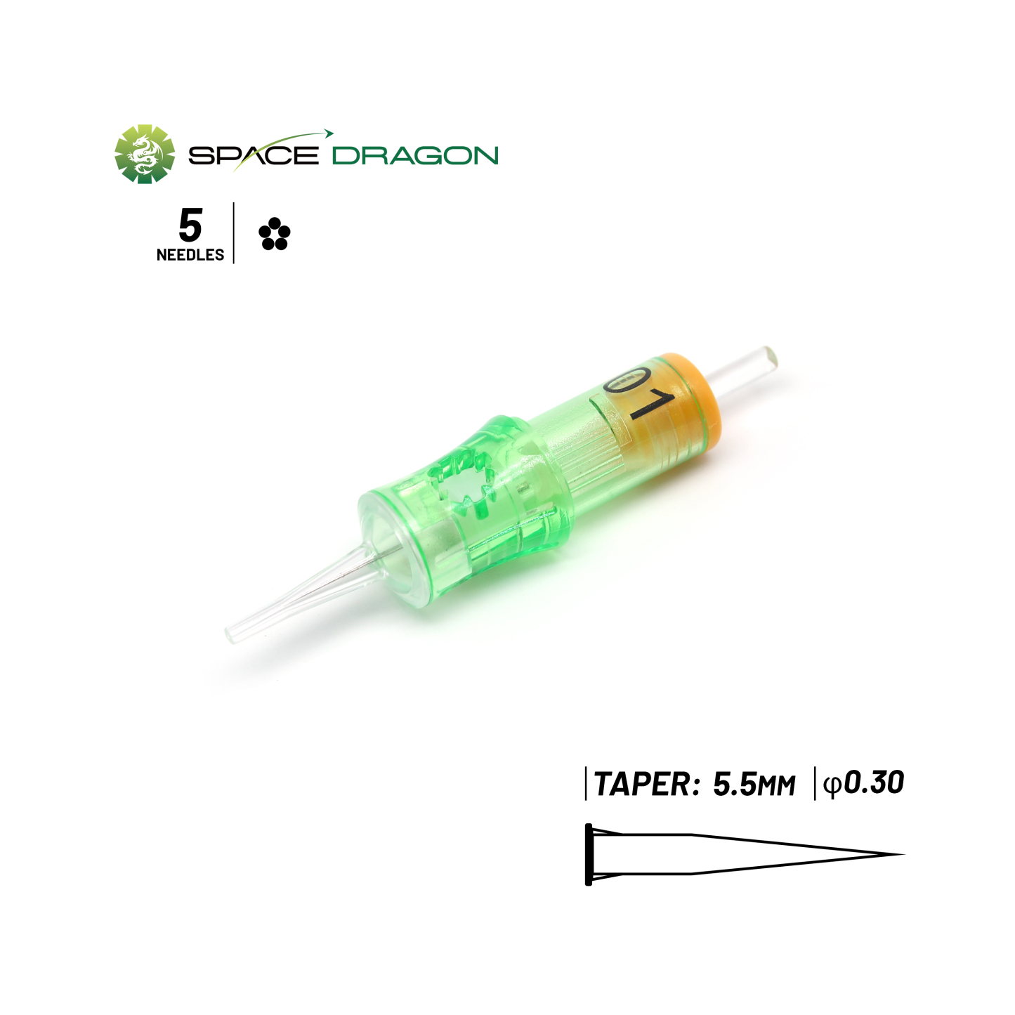 Spacedragon SP6-PMU #04 #06#8#10#12 Round Liner Permanent Makeup Needle Cartridge
