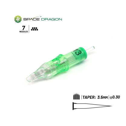 Spacedragon SP6 #10 0.3mm Round Magnum Tattoo Needle Cartridges