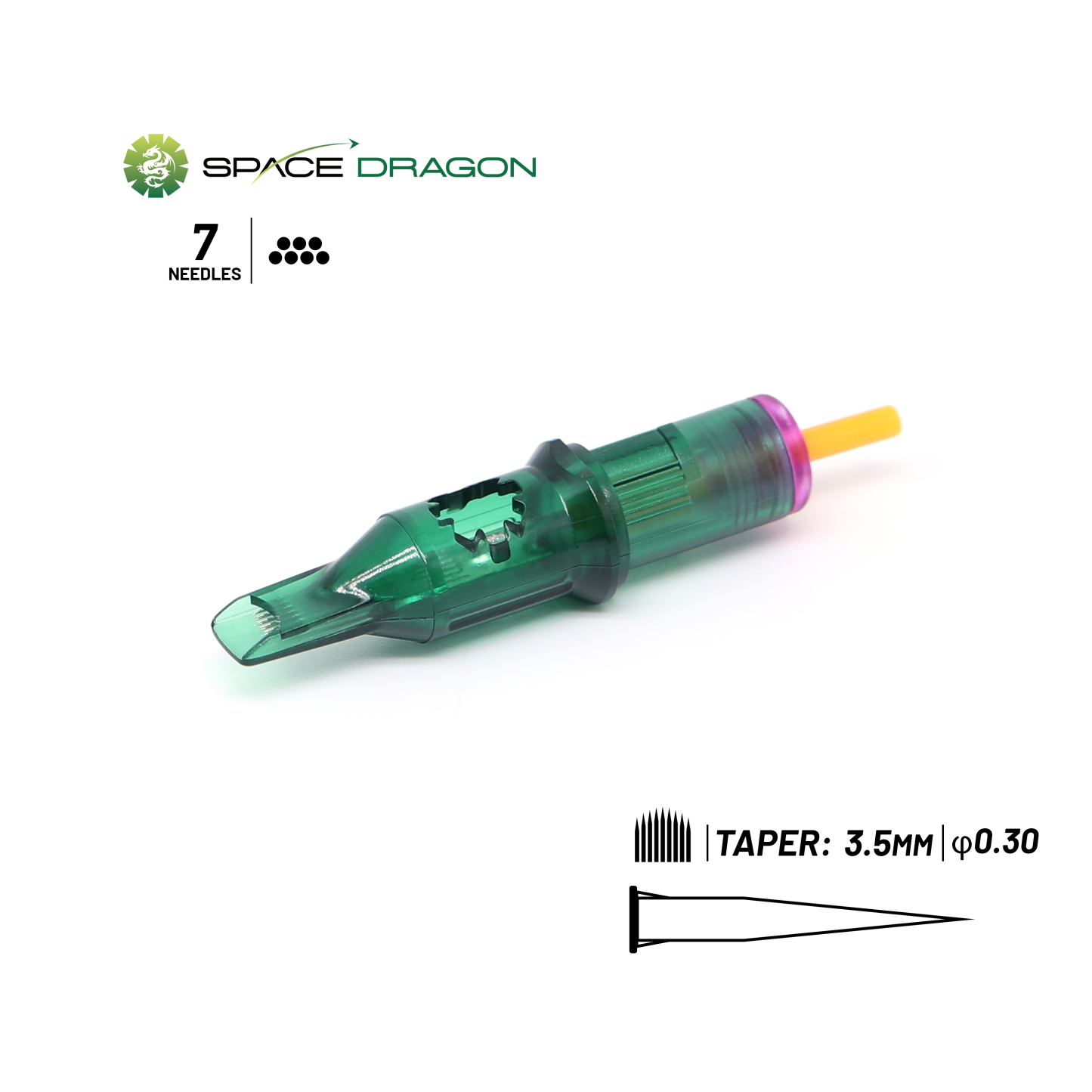 Spacedragon SP3 #10 0.3mm Round Magnum Tattoo Needle Cartridges