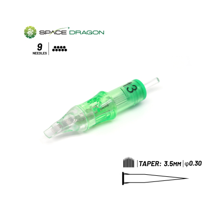 Spacedragon SP6 #10 0.3mm Round Magnum Tattoo Needle Cartridges