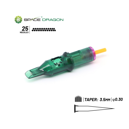 Spacedragon SP3 #10 0.3mm Round Magnum Tattoo Needle Cartridges