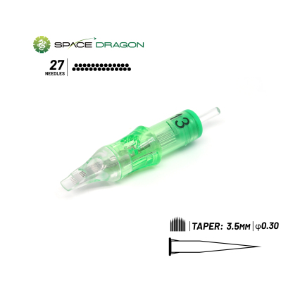 Spacedragon SP6 #10 0.3mm Round Magnum Tattoo Needle Cartridges