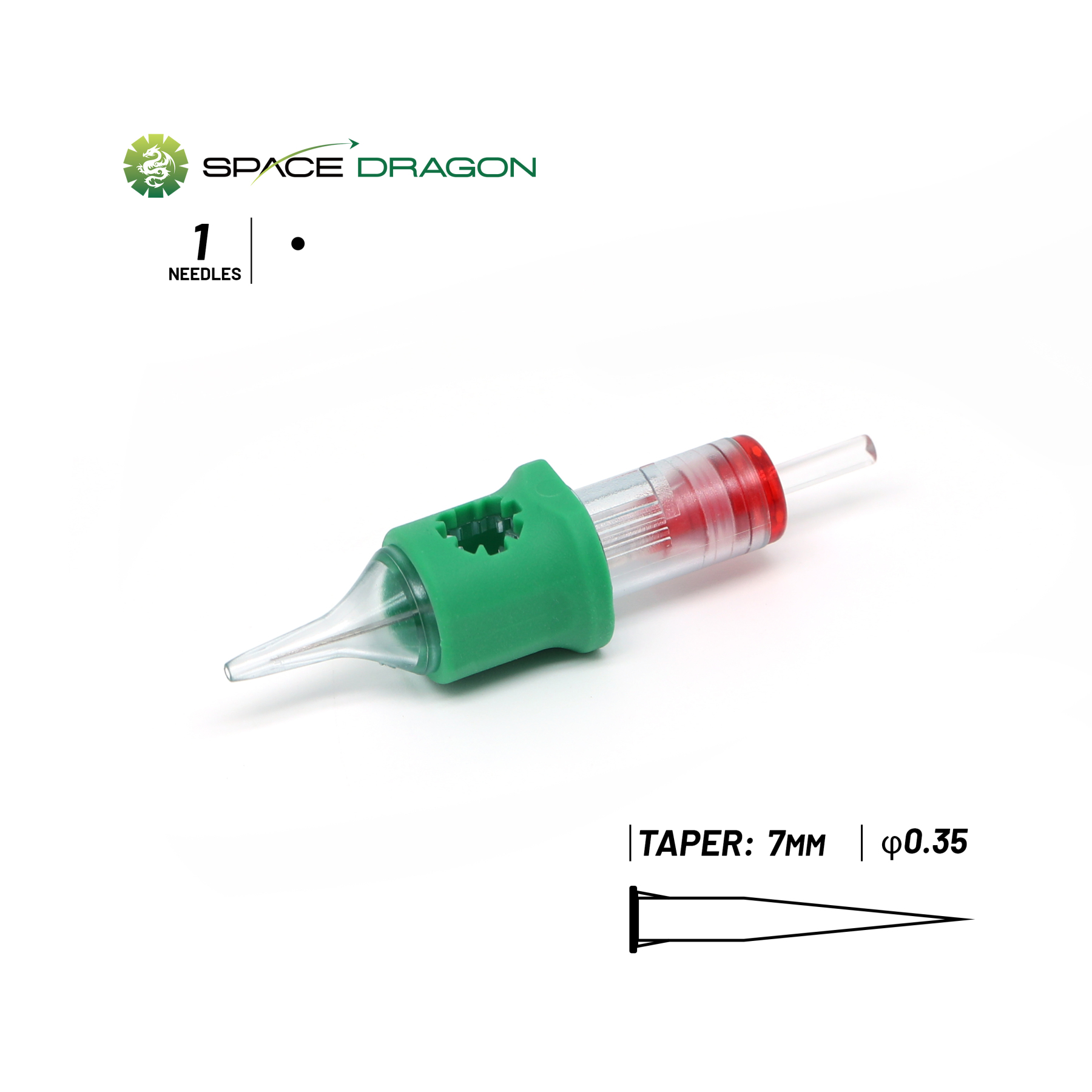 Spacedragon SP4 #12 0.35MM Round Liner Tattoo Needle Cartridges