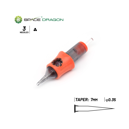 Spacedragon SP5 #12 0.35MM  Round Liner Tattoo Cartridge Needle