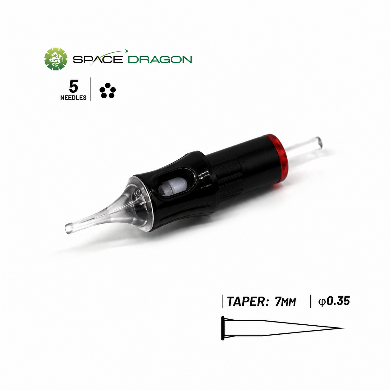 Spacedragon LPT6 Tattoo Cartridge Needles | EO Gas Sterilized Professional Needles (20pcs Box)