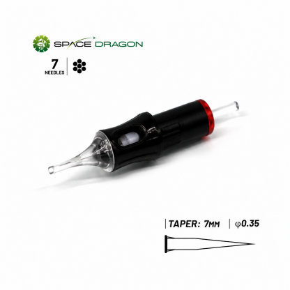 Spacedragon LPT6 Tattoo Cartridge Needles | EO Gas Sterilized Professional Needles (20pcs Box)