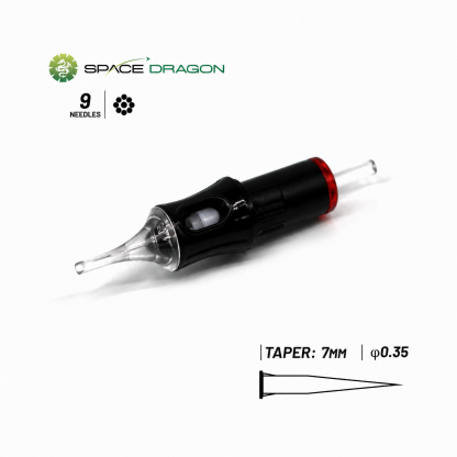 Spacedragon LPT6 Tattoo Cartridge Needles | EO Gas Sterilized Professional Needles (20pcs Box)
