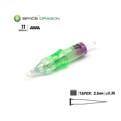 Spacedragon SP6 #12 0.35mm Magnum1 Tattoo Needle Cartridges