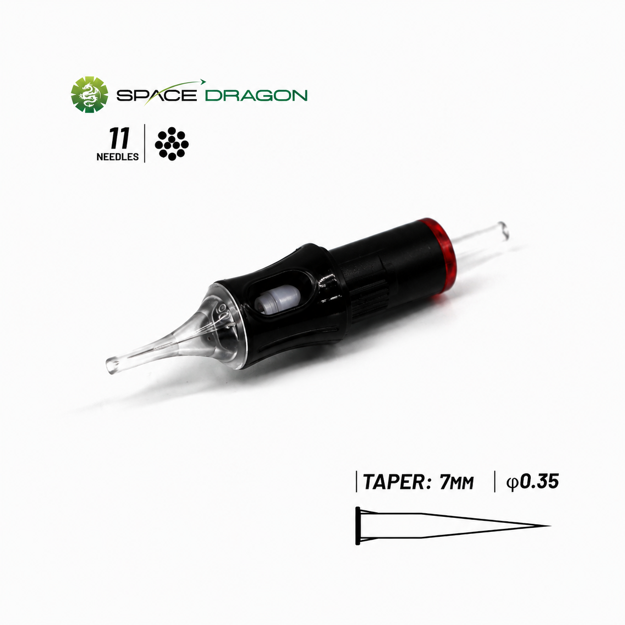 Spacedragon LPT6 Tattoo Cartridge Needles | EO Gas Sterilized Professional Needles (20pcs Box)