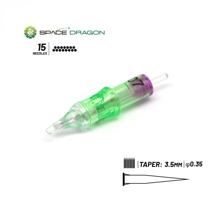 Spacedragon SP6 #12 0.35mm Magnum1 Tattoo Needle Cartridges