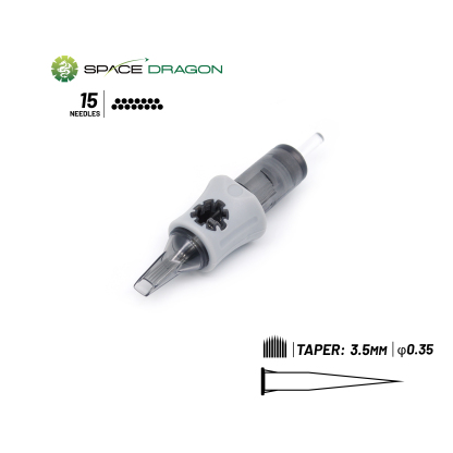 Spacedragon SP5 #12 0.35mm Round Magnum Tattoo Cartridge Needle