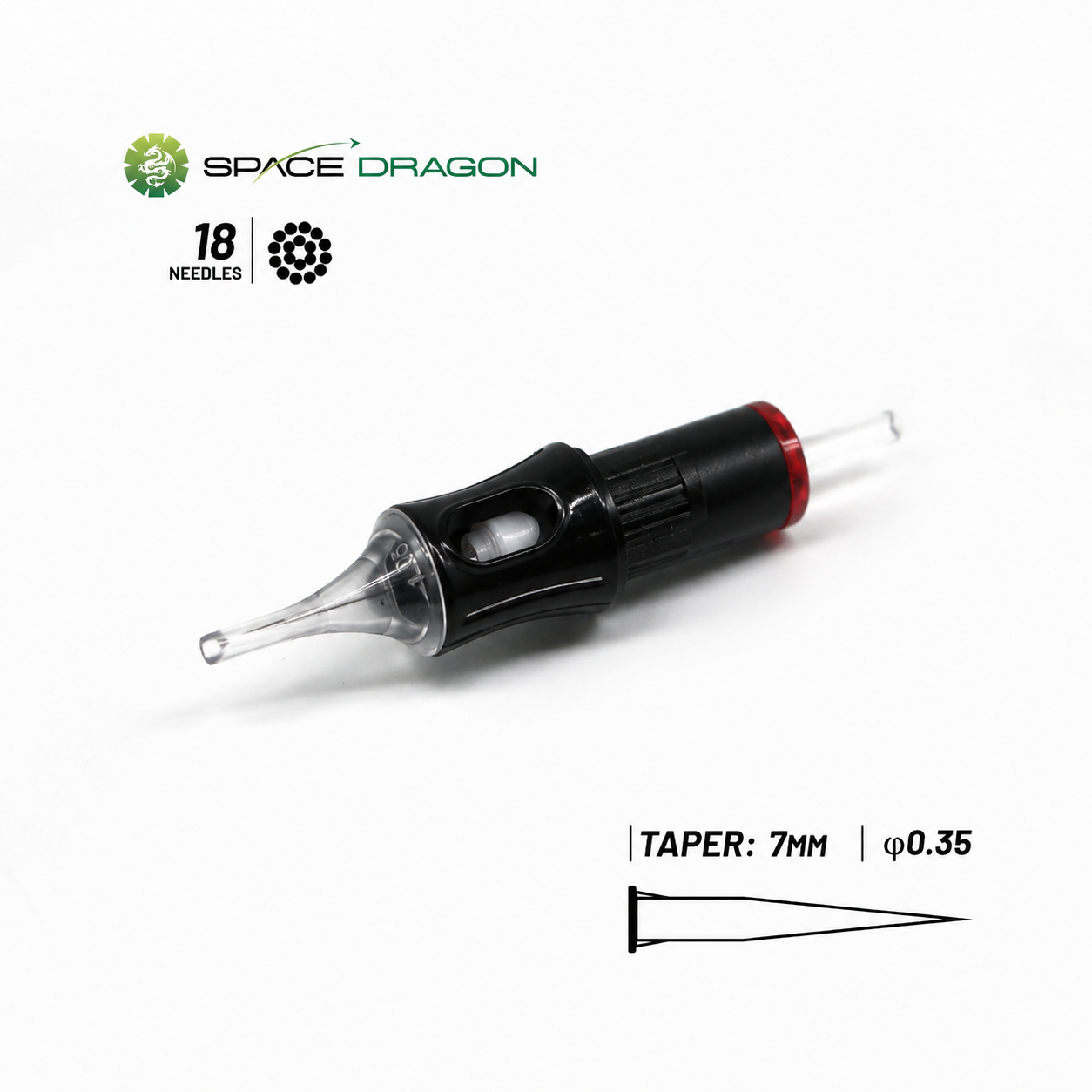 Spacedragon LPT6 Tattoo Cartridge Needles | EO Gas Sterilized Professional Needles (20pcs Box)